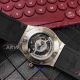 Perfect Replica Hublot Classic Fusion Stainless Steel Case Black Tourbillon Face Brown Leather Strap 43mm Watch (8)_th.jpg